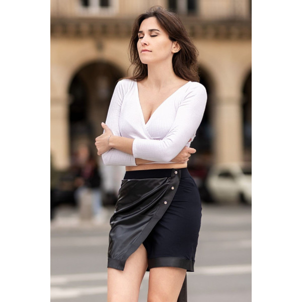 Jupe courte noire Mia 